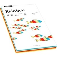 Papiery kolorowe Rainbow Mix, mix intensywny, format A4 / 80g