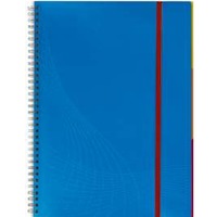 Koonotatniki Notizio Avery Zweckform, A4 / Twarda okadka polipropylenowa, 90 / kratka / niebieski