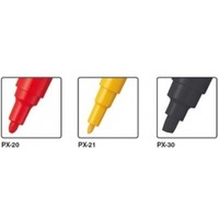 Marker olejowy PX-30 PAINT, kocwka: cita, grubo linii: 4, 0 - 8, 5 mm, czarny