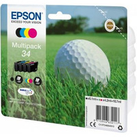 EPSON C13T34664010 Tusz Epson Golf ball Multipack 34 4-colors DURABrite Ultra 18, 7 ml