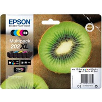 EPSON C13T02E74010 Tusz Epson Kiwi Multipack 202 CMYK+photo black Claria Premium