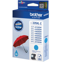 BROTHER LC225XLC Tusz Brother LC225XLC cyan XL 1 200str MFC-J4620DW / MFC-J4420DW / MFC-J4625