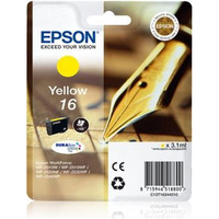 EPSON C13T16244012 Tusz Epson T1624 yellow DURABrite 3, 1 ml WF-2010/25x0