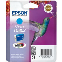 EPSON C13T08024011 Tusz Epson T0802 cyan Stylus photo R265/285/360, RX560/585/685