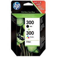 HP CN637EE Zestaw HP 300 black + tri-color Combo Pack D2560/F4280