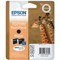 EPSON C13T07114H10 Tusz Epson T0711 black Doublepack DURABrite Stylus D120/120 Network Edition