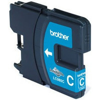 BROTHER LC980C Tusz Brother LC980C cyan 260str DCP145C / DCP165C / MFC250C / MFC290C