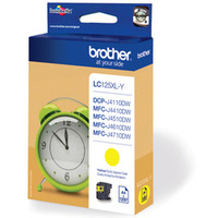 BROTHER LC125XLY Tusz Brother LC125XLY yellow 1 200str DCP-J4110DW / MFC-J4410DW / MFC-J4510D