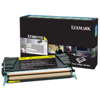 LEXMARK X748H1YG Toner Lexmark yellow zwrotny 10 000 str. X748de / X748dte