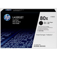 HP CF280XD Toner HP 80X black 2pack 2x6800str LJ Pro 400 M401/MFP M425