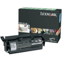 LEXMARK X651H11E Toner Lexmark black zwrotny 25000 str. X651de/X652de/X654de/X656de/X656dte