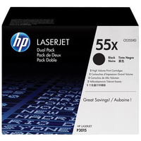 HP CE255XD Toner HP black dual pack 12500str