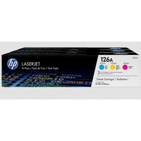 HP CF341A Toner HP 126A Tri-pack CYM Color LaserJet Pro CP1025