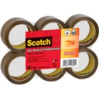 Tamy pakowe Scotch, Tama pakowa Scotch, S5066F6 tsp, 50 mm x 66 m / akrylowa, przezroczysta