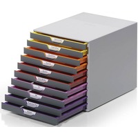 Pojemniki DURABLE VARICOLOR z kolorowymi szufladkami, 10 kolorowych szuflad