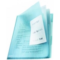 Folder A4 Leitz CombiFile, 40 kartek, niebieski przezroczysty