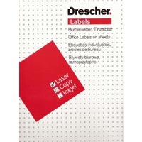 Etykiety Uniwersalne Drescher, 25, 4 x 10 R, 189