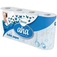 Papier toaletowy Aha Decor, fioletowy, 8 rolek