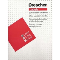 Etykiety Uniwersalne Drescher, 80  40 R, 14