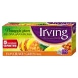 Herbaty zielone Irving, Pineapple Green, 20 kopertek