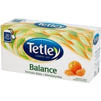 Herbata Tetley Balance, Biaa z Mandarynk, 20 saszetek