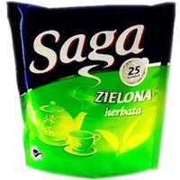 Herbata ekspresowa Saga, zielona, 100 szt
