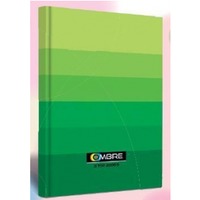 Brulion, kolorowa kolekcja OMBRE / A5 / zielony, ilo kartek - 96