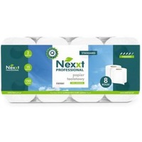 Papier toaletowy STANDARD (8 rolek) Nexxt PROFESSIONAL, biay / 150 listkw